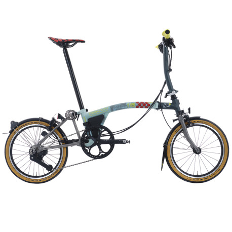 Vélo pliant Brompton P Line Édition Tour de France 2025 - 12 vitesses