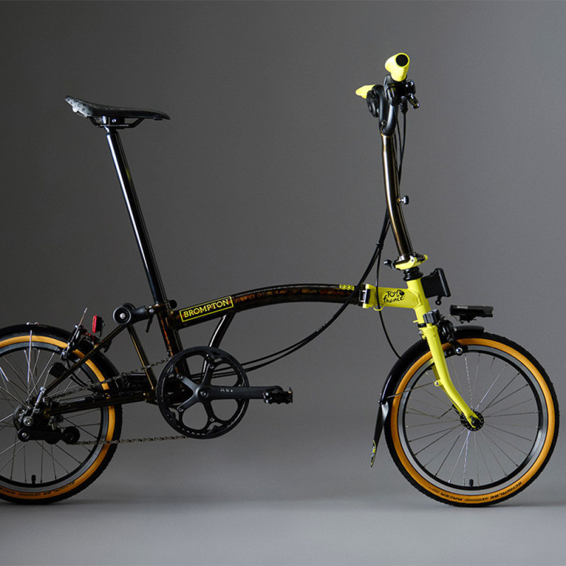Vélo pliant Brompton C Line Edition Tour de France 2025 - 6 vitesses