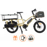 Vélo cargo électrique Yuba FastRack - opération rentrée