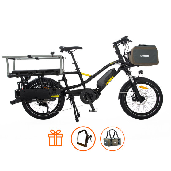 Vélo cargo électrique Yuba FastRack - opération rentrée