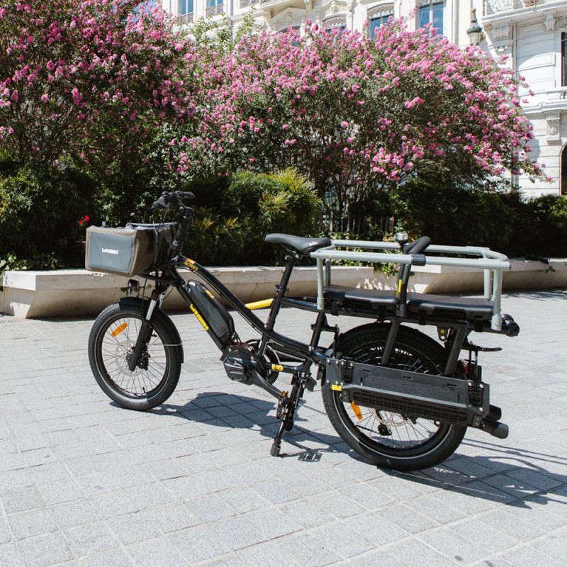 Vélo cargo électrique Yuba FastRack - opération rentrée