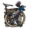 Vélo pliant Brompton C Line 1975 Edition replié + sacoches