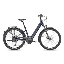 Vélo randonnée électrique Moustache Samedi 27 Xroad ES Open bleu noir Vélo randonnée électrique Moustache Samedi 27 Xroad ES Open bleu noir