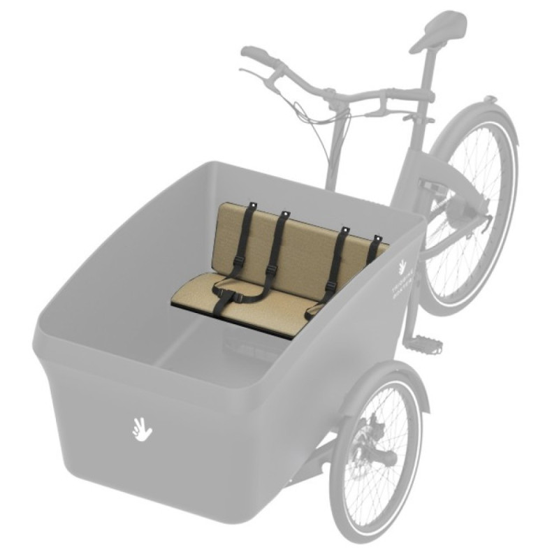 Banc passager Triobike Boxter beige