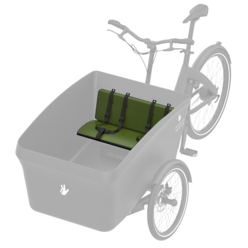 Banc passager Triobike Boxter vert