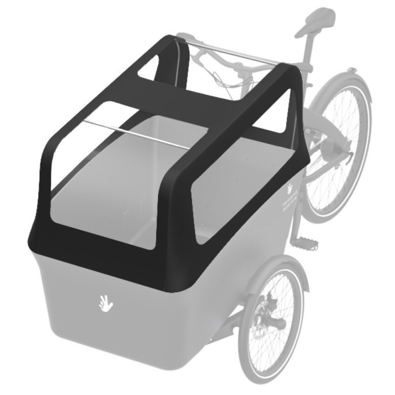 Tente de pluie Triobike Boxter noir