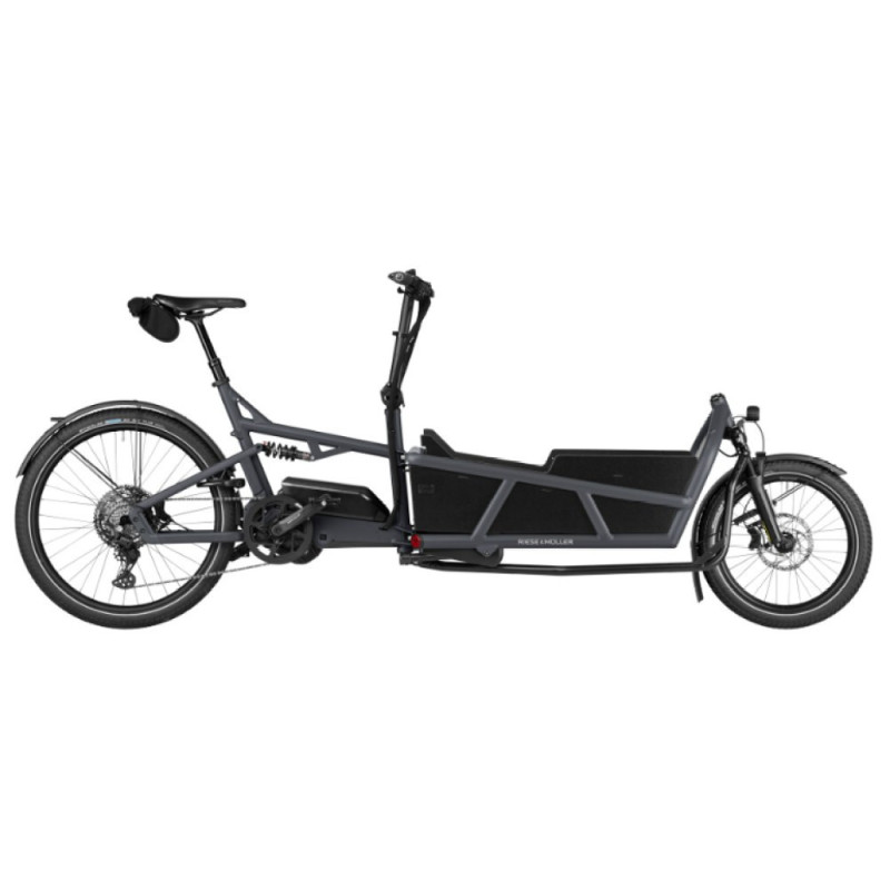 Vélo cargo électrique Riese & Müller Load5 75 touring coal grey
