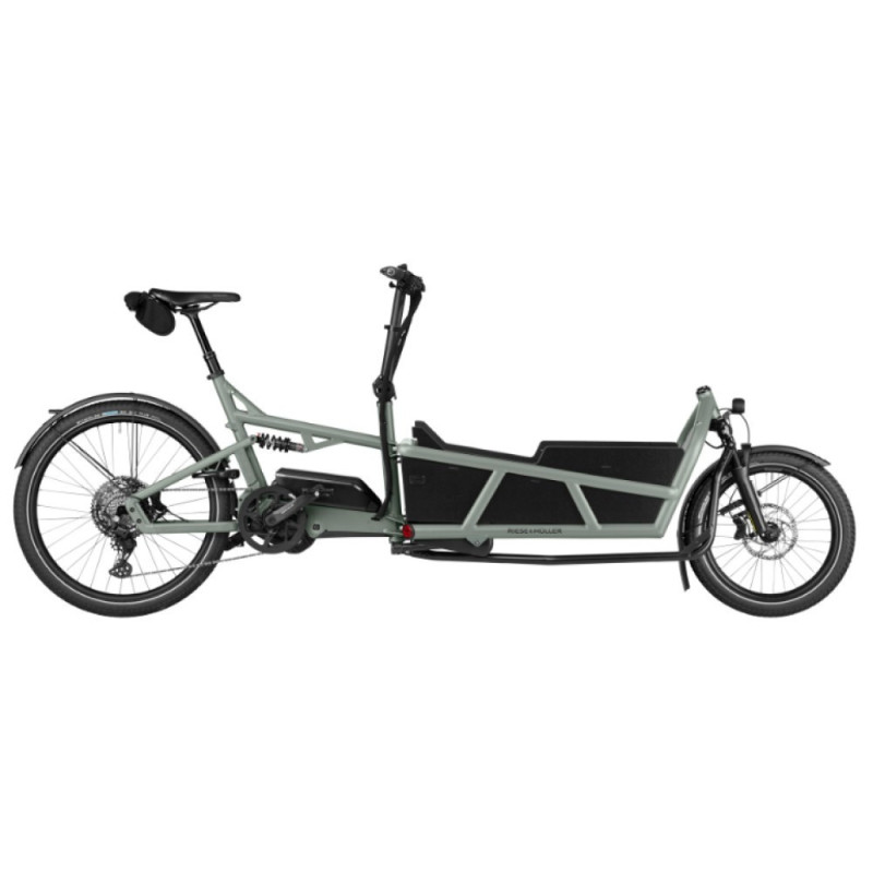 Vélo cargo électrique Riese & Müller Load5 75 touring tundra grey