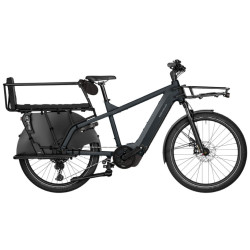 Vélo cargo électrique Riese & Müller Multicharger3 Family utility grey/black