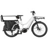 Vélo cargo électrique Riese & Müller Multicharger3 Mixte Family pearl white/black