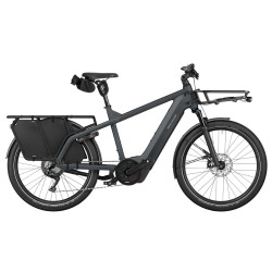 Vélo cargo électrique Riese & Müller Multicharger3 touring utility grey/black