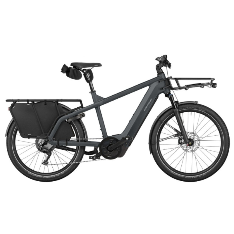 Vélo cargo électrique Riese & Müller Multicharger3 touring utility grey/black