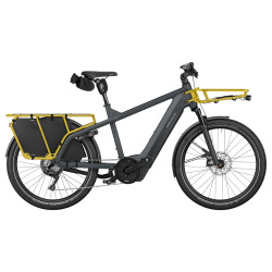 Vélo cargo électrique Riese & Müller Multicharger3 touring utility grey/curry