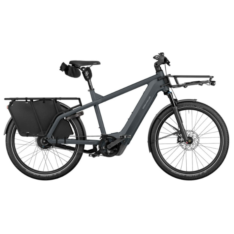 Vélo cargo électrique Riese & Müller Multicharger3 vario utility grey/black