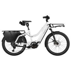 Vélo cargo électrique Riese & Müller Multicharger3 Mixte touring pearl white/black