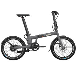 Vélo pliant électrique UTO PRO20 gris anthracite