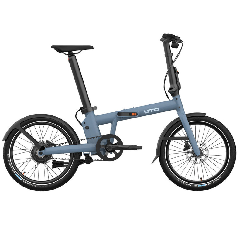 Vélo pliant électrique UTO PRO20 bleu minéral