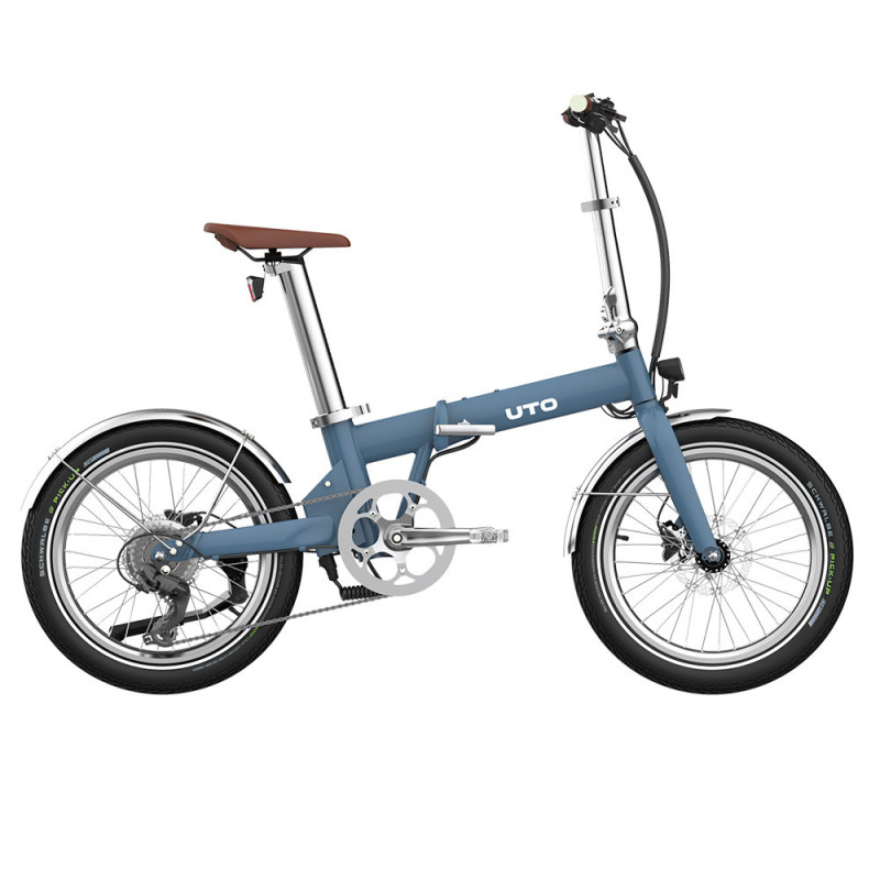 Vélo pliant électrique UTO OG20 (378 Wh) bleu océan