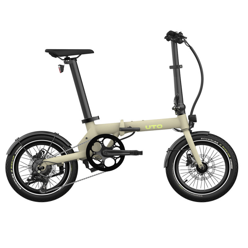 Vélo pliant électrique UTO OG16 bleu océan