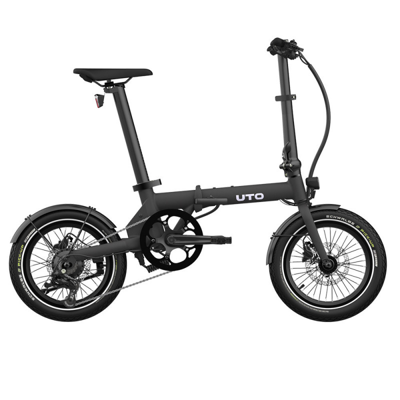 Vélo pliant électrique UTO OG16 bleu océan