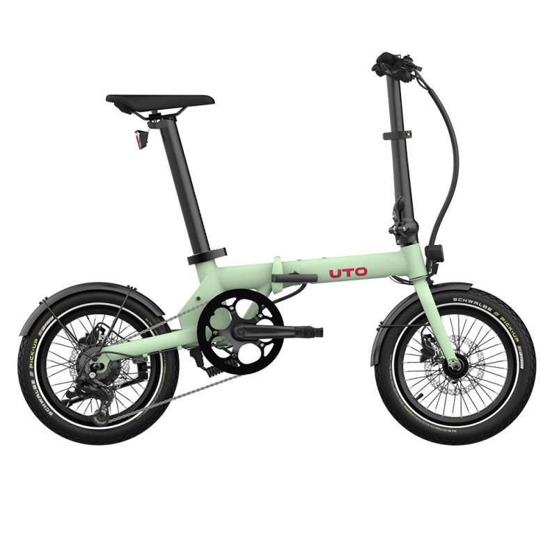 Vélo pliant électrique UTO OG16 bleu océan