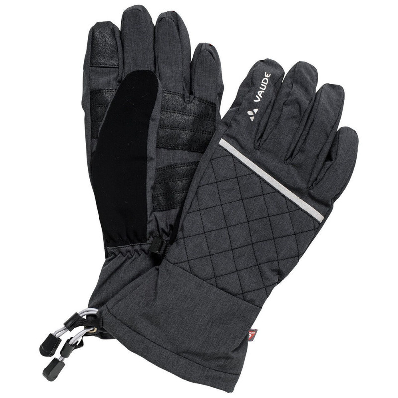 Gants vélo hiver Vaude Yaras noir