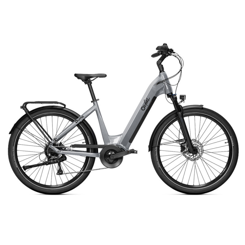 Vélo électrique O2feel Duma 4.1 platinium grey