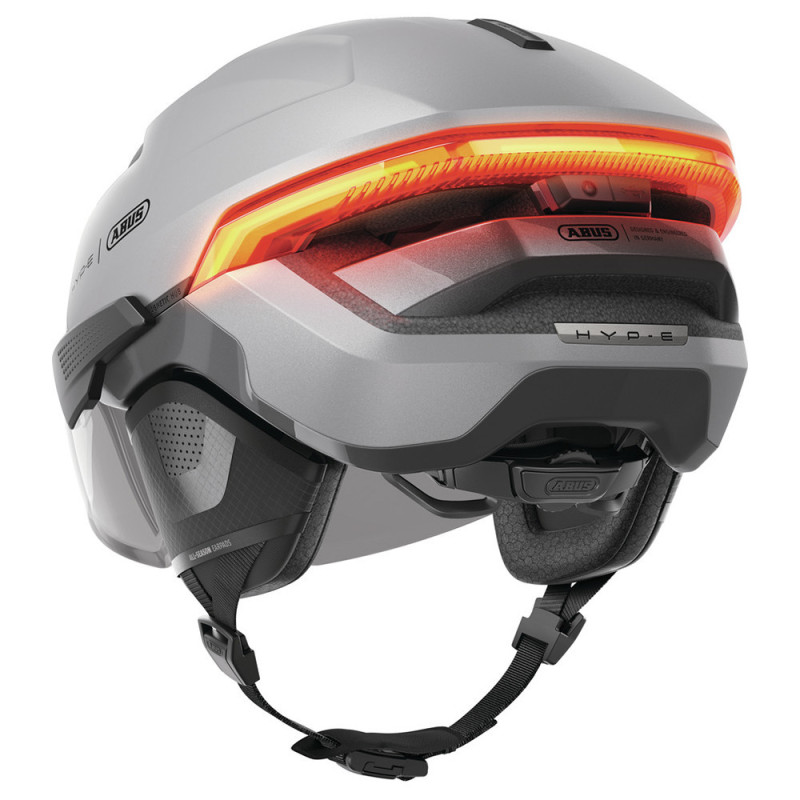 Casque vélo Abus Hyp-E BL.ACE cache-oreilles