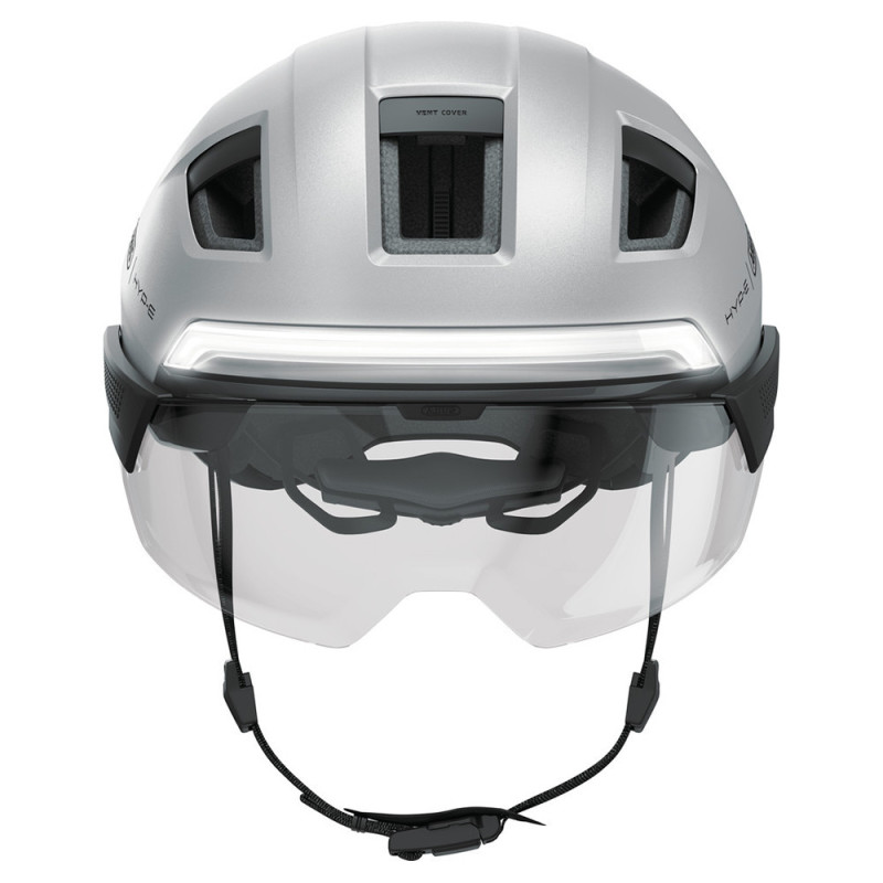 Casque vélo Abus Hyp-E BL.ACE visière clear