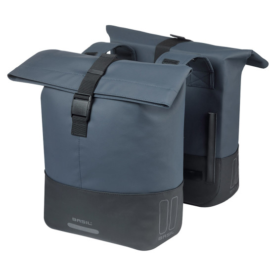 Sacoche double Basil Cove navy/black