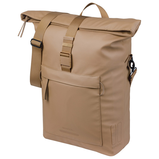 Sacoche vélo Basil Brooklyn MIK Hooks sand