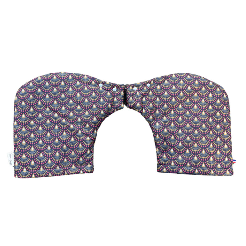 Manchons Suzon & Suzette Léon aubergine