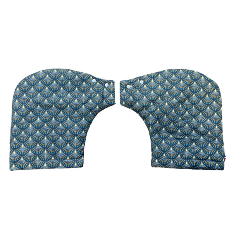 Manchons Suzon & Suzette Léon ethnique vert