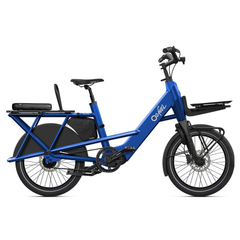 Vélo cargo électrique O2feel Buzz 8 sweet blue