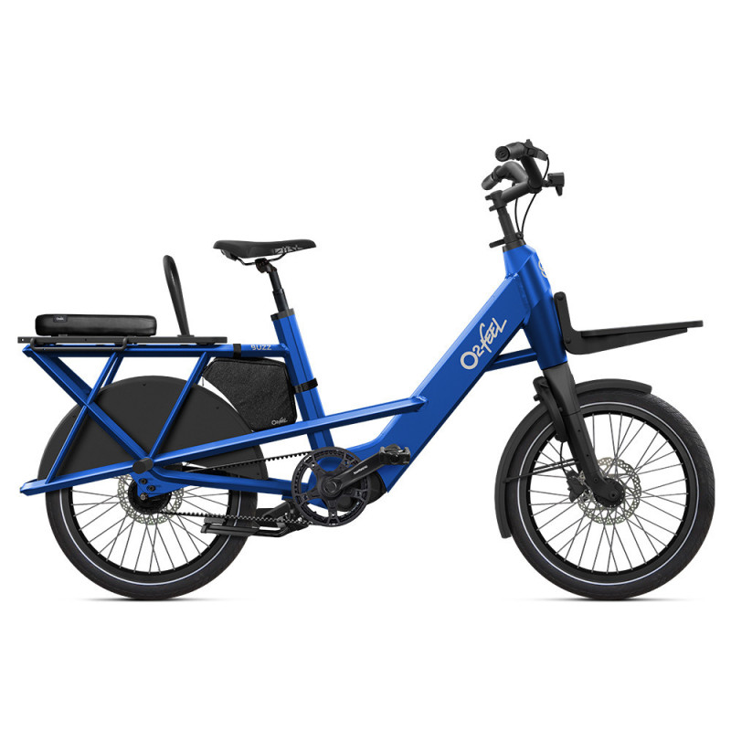 Vélo cargo électrique O2feel Buzz 8 sweet blue