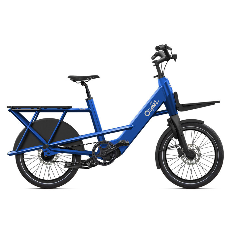 Vélo cargo électrique O2feel Buzz 8 sweet blue