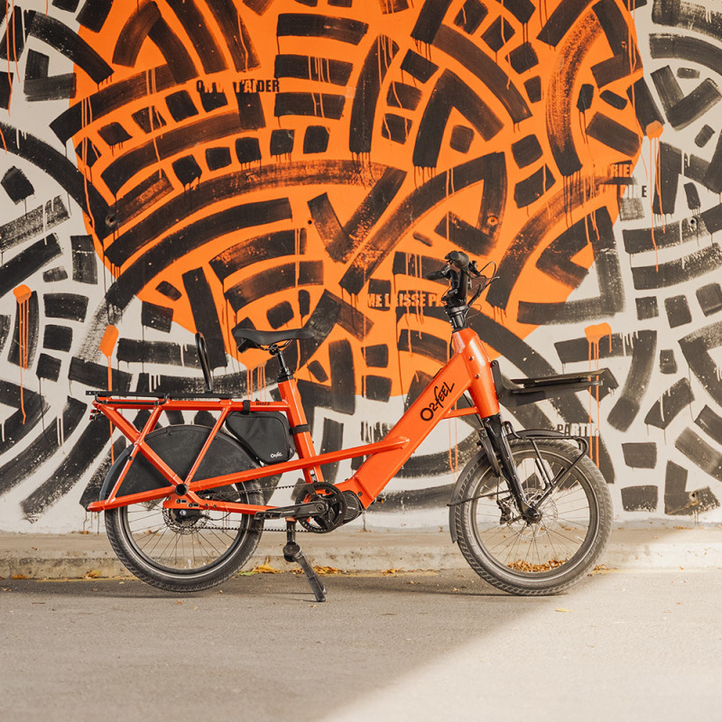 Vélo cargo électrique O2feel Buzz 8 sweet blue