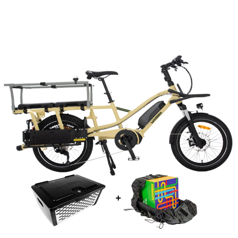 Vélo cargo électrique Yuba FastRack - Cyclable