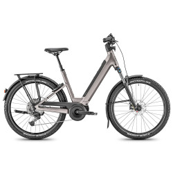 Vélo de randonnée électrique Moustache Samedi 27 Xroad 6 - 800 Wh - Titanium