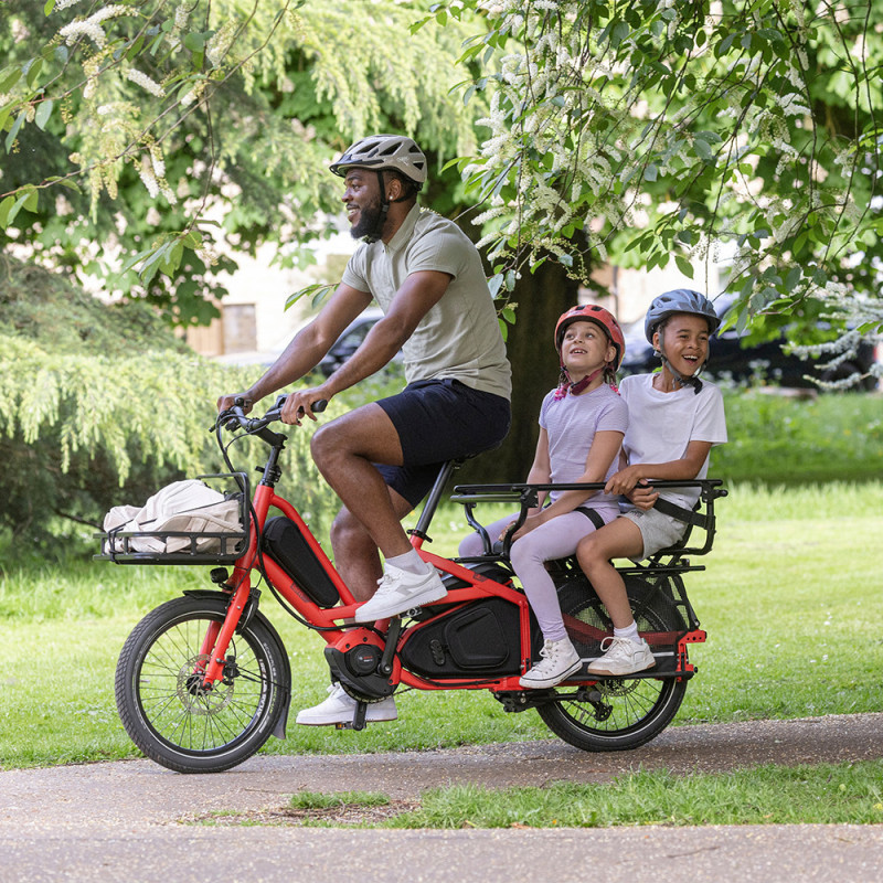 Vélo cargo électrique Tern Quick Haul Long D9 - 500 Wh