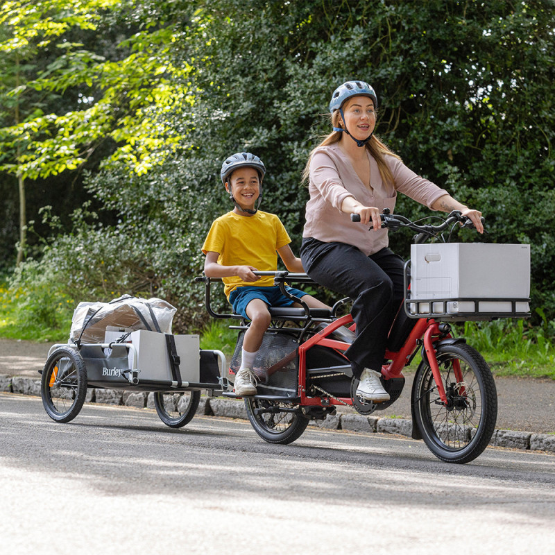 Vélo cargo électrique Tern Quick Haul Long D9 - 500 Wh