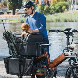 Structure passager Tarran Snap-n-Lock GuardRail pour vélo cargo L1