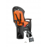 Porte-bébé vélo arrière sur cadre Hamax Siesta Gris/Orange