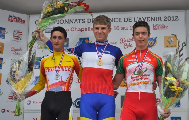 Maxime Piveteau, Champion de France junior de contre la montre 2012