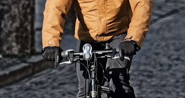 MANCHON Vélo réfléchissants doublés en fourrure