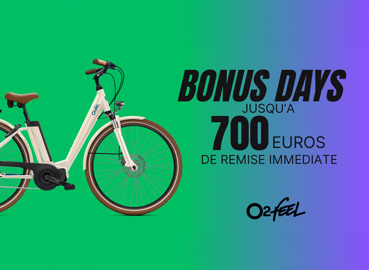 Bonus days O2feel : jusqu'à 700€ de remises !