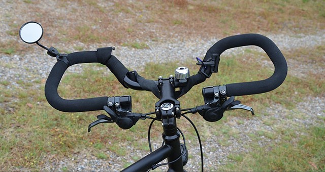 Miroirs de vélo d'extrémité de barre, rétroviseurs de vélo grand