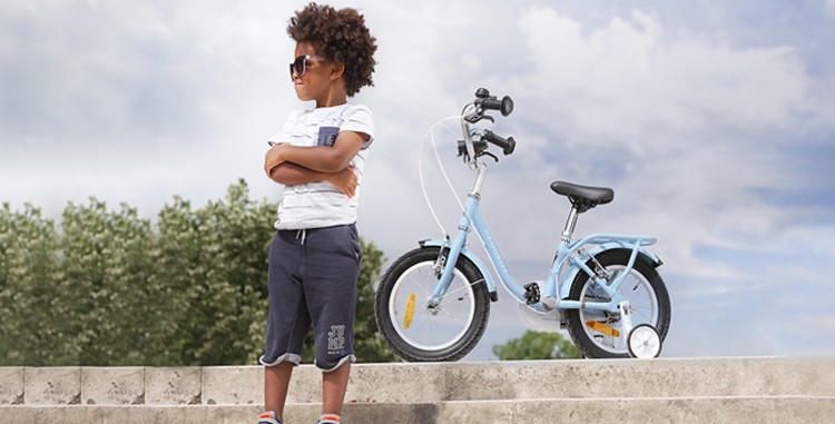 Roues de Support pour Vélo d'enfant,Roulette pour Vélo Enfant