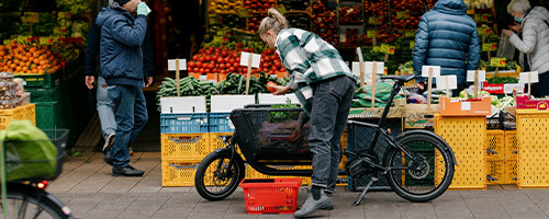 Vélo cargo électrique 