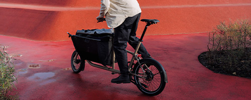 Vélo cargo musculaire